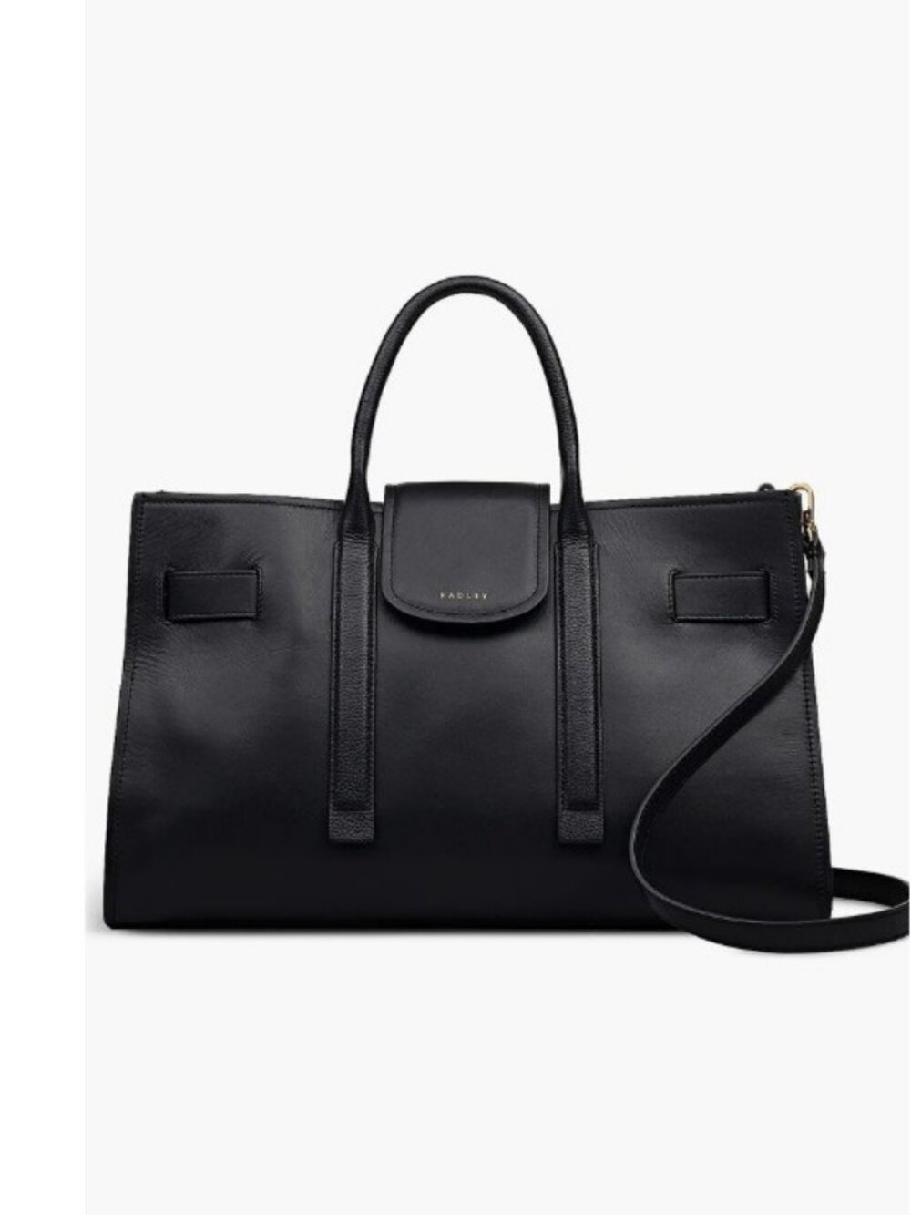RADLEY London St Pancras Lane smooth leather large tote crossbody bag - Black